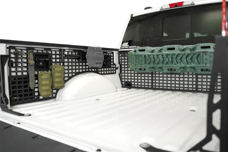 Ford F-150 Bed Side Molle Panels - Driver Side - Addictive Desert Designs - Full Set - Hammer Black - `21-`27